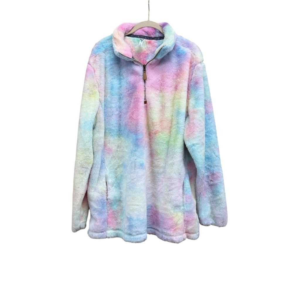 Paisley Grace Tie Dye Light Weight long Sleeve Top Like New 2X